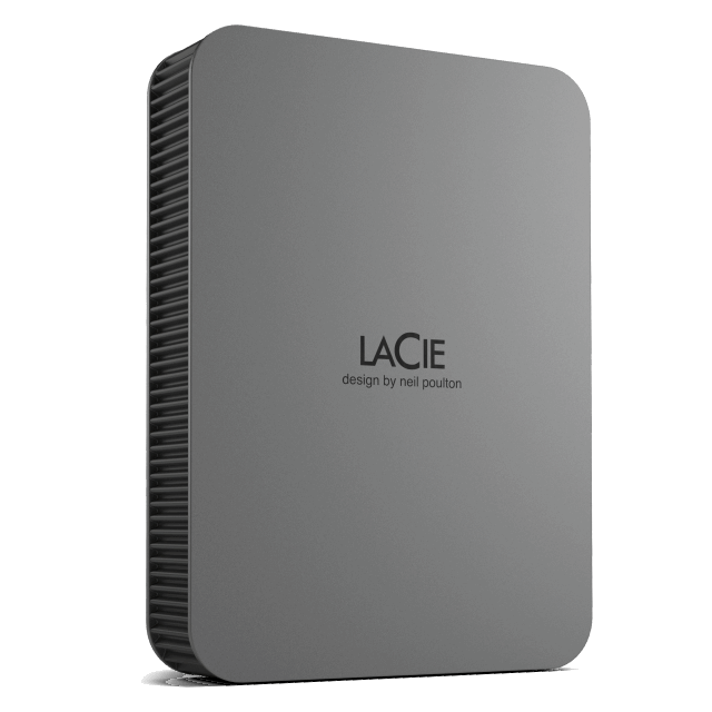 LaCie Mobile Drive Secure space gray USB-C (HDD 2.5'")