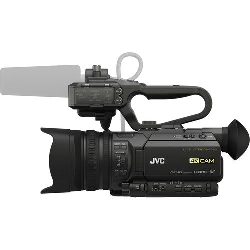 JVC-GY-HM250 ESB Camescope de poing 4K HDMI /SDI, Streaming, Graphique