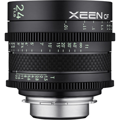 Objectif XEEN CF 24 échelle en mètre T1.5 Pro Cine