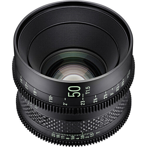 Objectif XEEN CF 50 mm échelle en mètre T1.5 Pro Cine