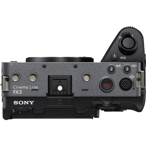 Sony - Alpha FX3 + Poignée XLR-H1 – Caméra Cinéma Compacte pour Vidéo Pro 4K