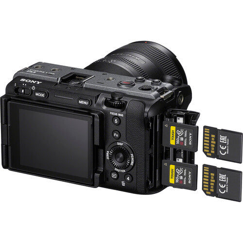 Sony - Alpha FX3 + Poignée XLR-H1 – Caméra Cinéma Compacte pour Vidéo Pro 4K
