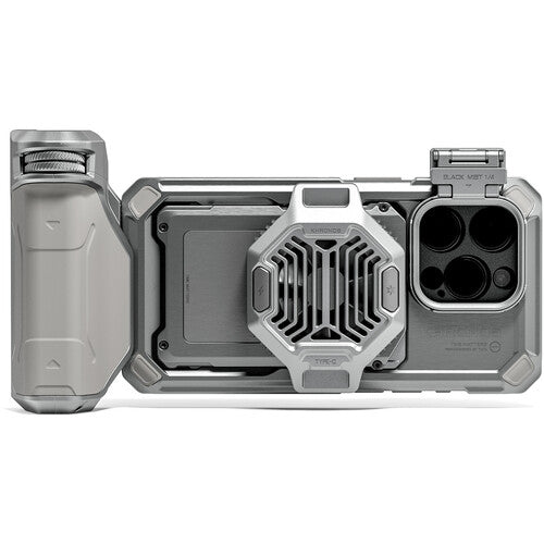 Khronos iPhone 15 Pro Basic Kit - Cage et accessoires Titanium White