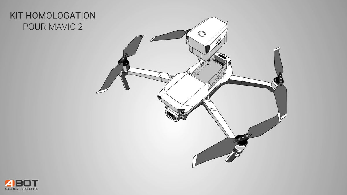 DJI PACK HOMOLOGATION S2 DJI MAVIC 2 CLASSIQUE