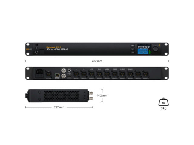 Blackmagic Design convertisseur 2110 Ip SDI to HDMI 12G-10