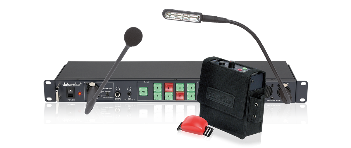 DataVideo ITC-100 - Intercom 8 canaux