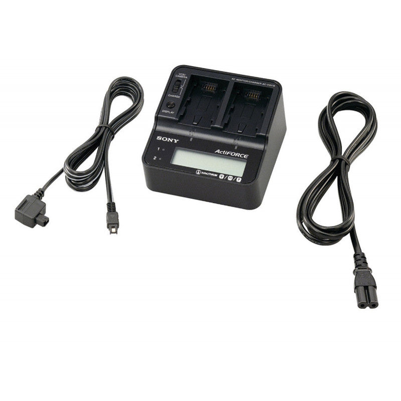 🔋⚡ Sony AC-VQV10C3 Chargeur 2 Batteries Série V – Recharge Efficace