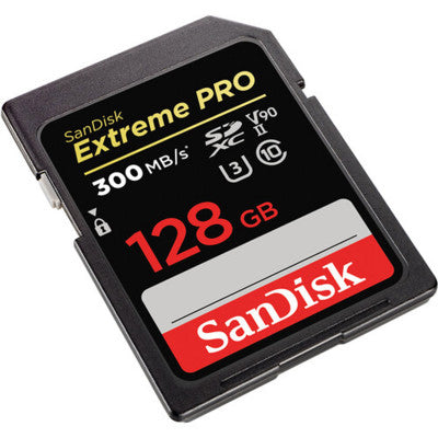 SanDisk SD Extreme Pro UHS-II 300MB/s V90 Carte Pro pour Vidéo 8K