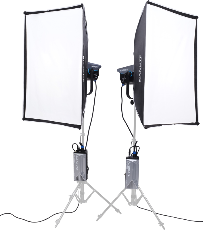 NANLITE - FC-500B 2 LIGHT TROLLEY CASE KIT