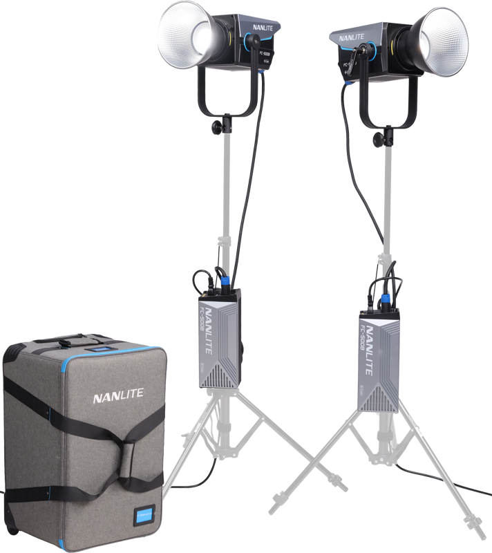 NANLITE - FC-500B 2 LIGHT TROLLEY CASE KIT