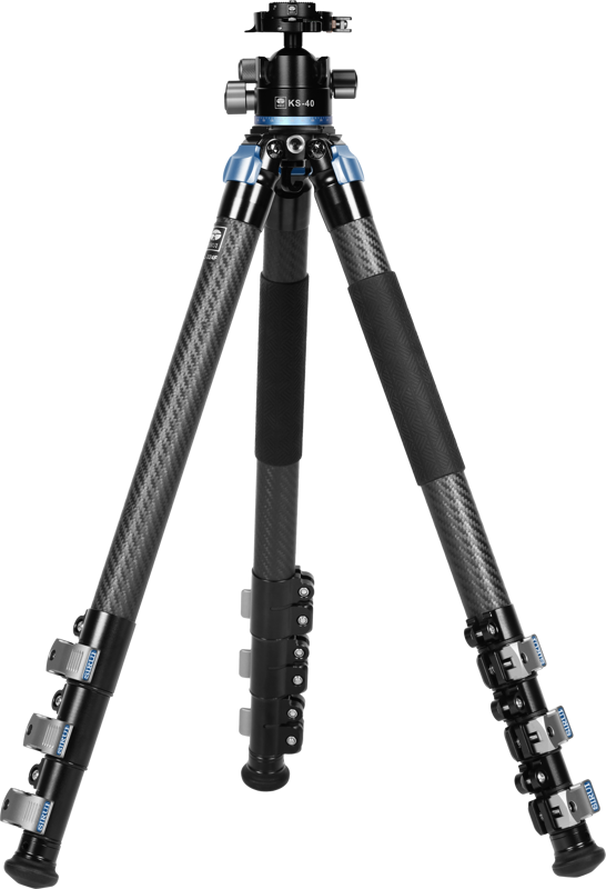 SIRUI - Trépied carbone compact 4 sections flip lock rotule KS-40 sans colonne