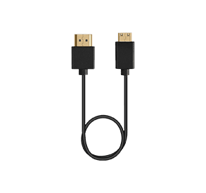 HOLLYLAND - Cable Mini HDMI vers HDMI (Resolution: 4K@60Hz, L40cm, diamètre 3,2mm)