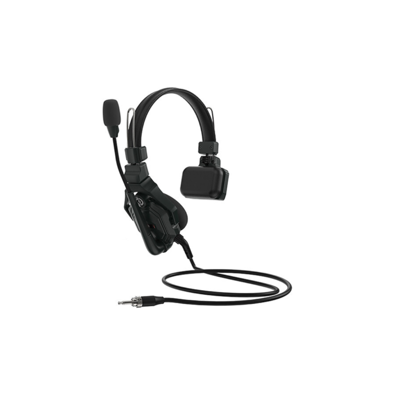 Hollyland - Casque filaire Ă  oreillette unique 3.5 mm Solidcom C1 pour HUB