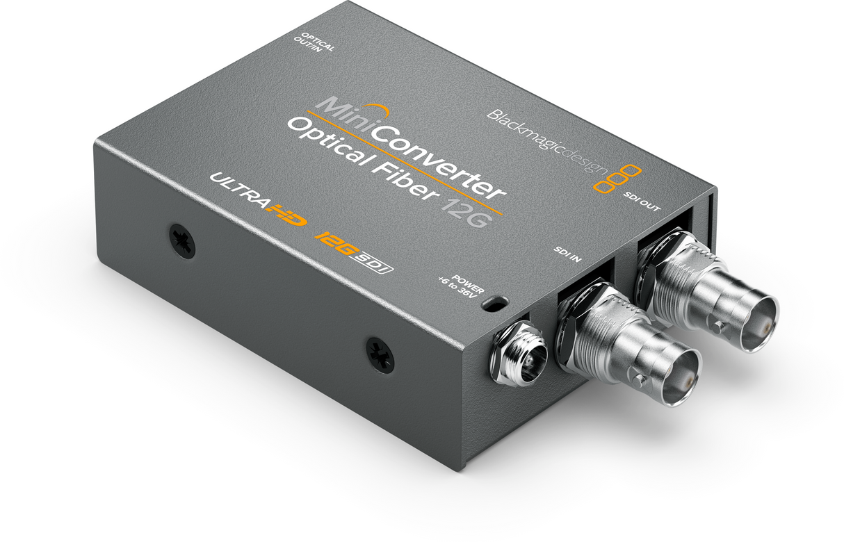 Blackmagic - Mini Convertisseur Fibre Optique 12G