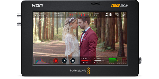Blackmagic - MoniteurVideo Assist 5" HDR 12G-SDI