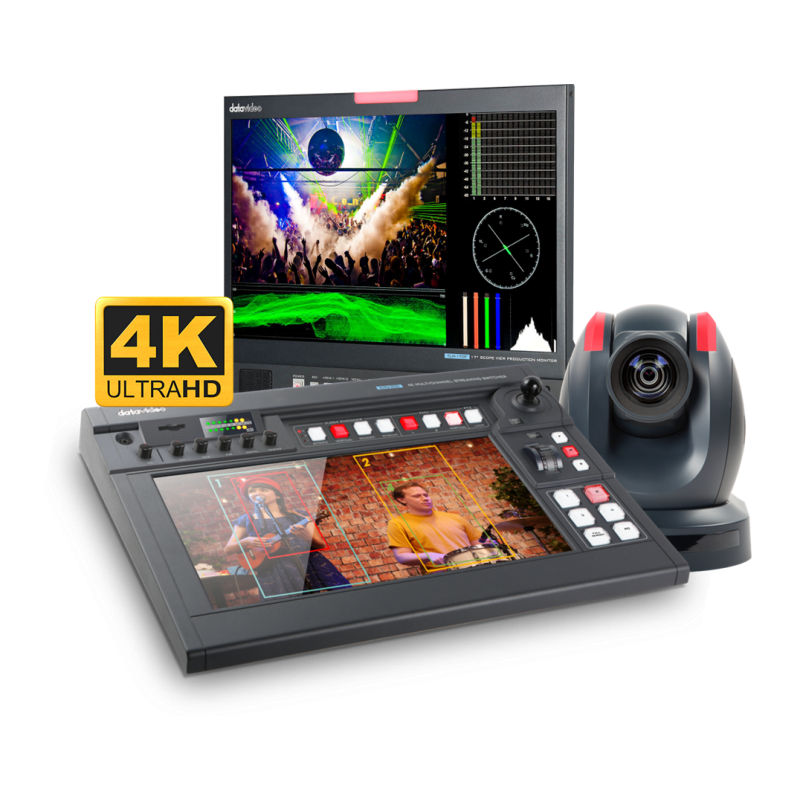 DataVideo - Bundle KMU-200 avec PTC-305 et TLM-170V pack de production