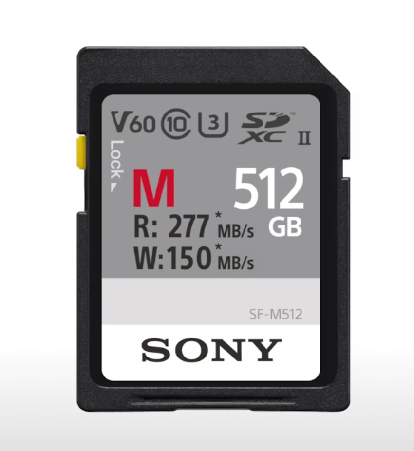 Sony SD Série M UHS-II - Stockage Haute Vitesse