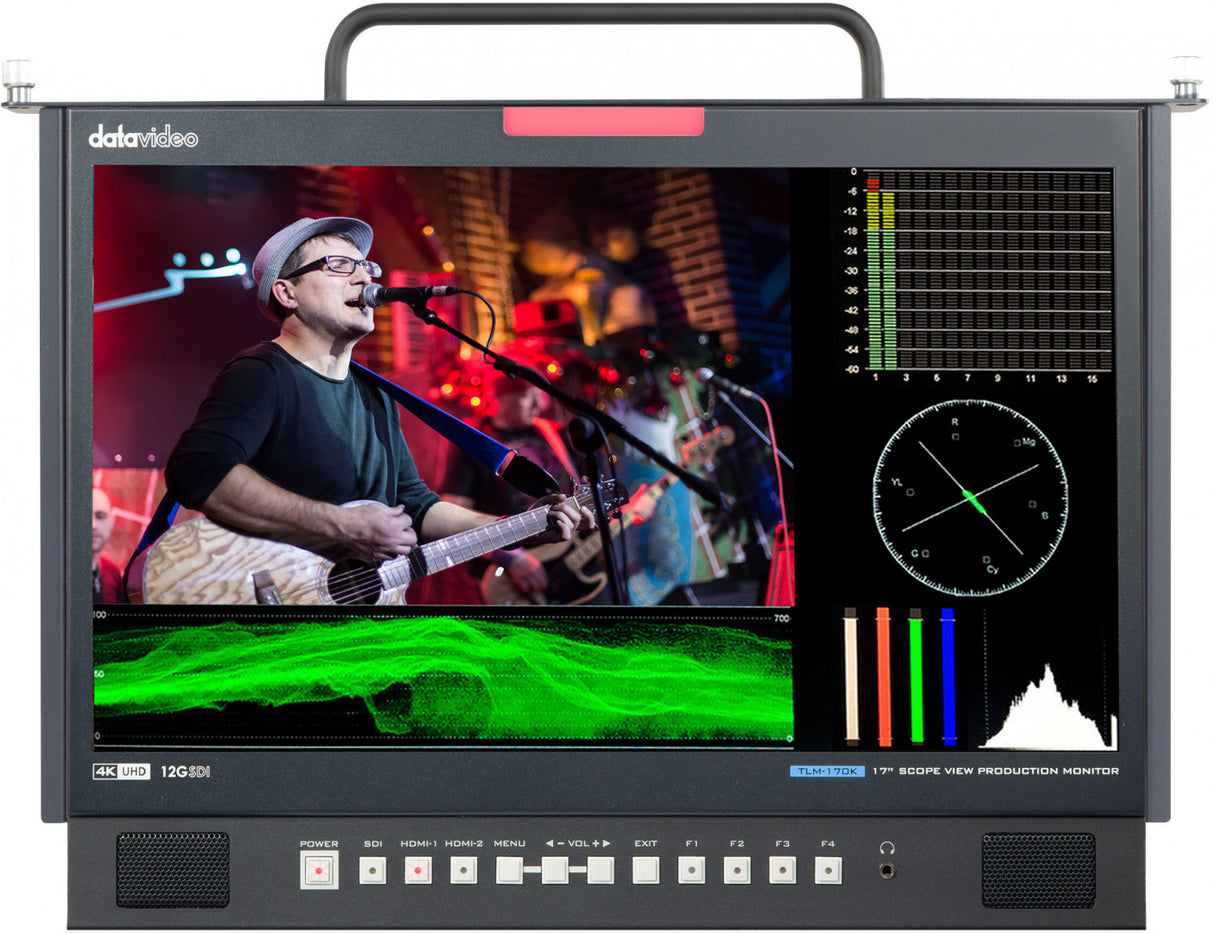 DataVideo TLM-170F - Moniteur 4K (UHD) 17'' - Format Desktop