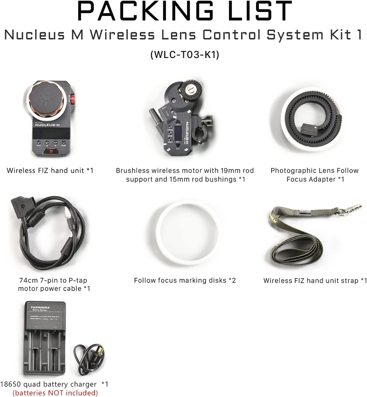 Nucleus-M: Wireless Lens Control System KIT 1