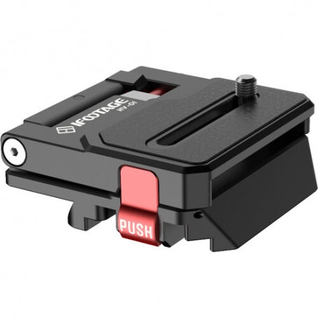 iFootage Semelle en L aluminium type 501HV01 Semelle aluminium type 501 avec contre-semelle à bascule pour faciliter le passage en mode portrait