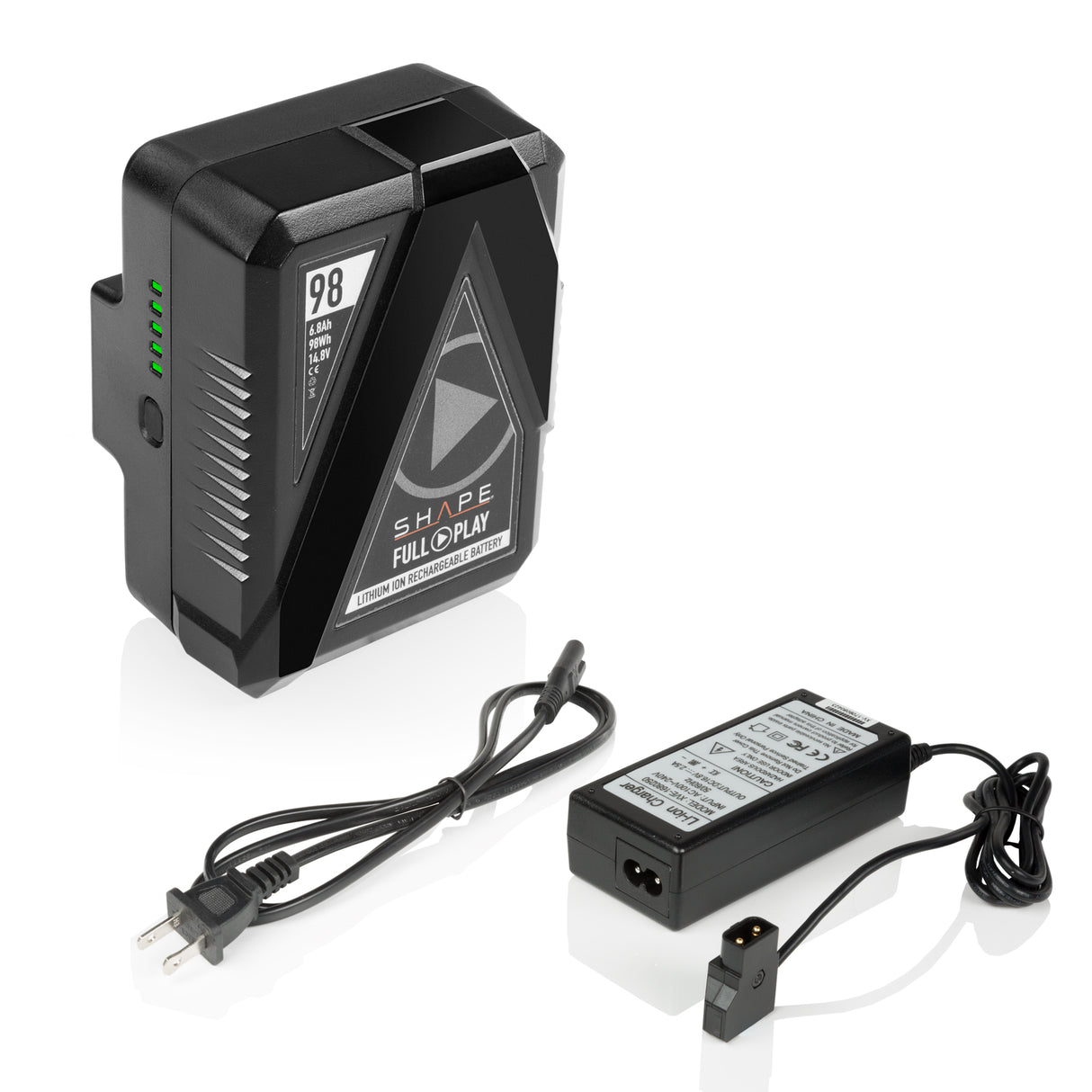 Batterie Gold-Mount 98 Wh 14.8 V SHAPE FULL PLAY lithium-ion avec chargeur portable D-Tap 1G98CH