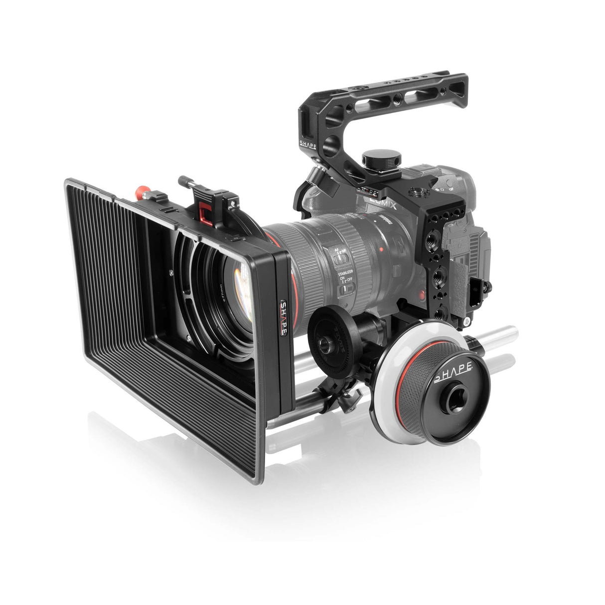 KIT MATTE BOX FOLLOW FOCUS POUR PANASONIC LUMIX GH6