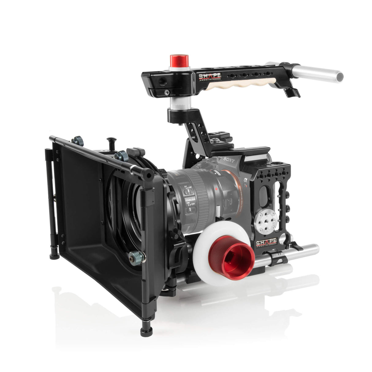 Ensemble cage, matte box et follow focus pour Sony A73 et A7R3 REF A73KIT