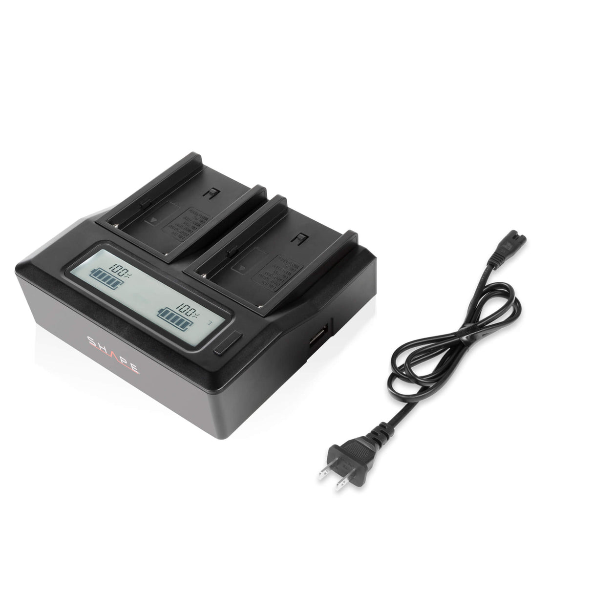 Chargeur SHAPE BP-U LCD double BPUCH