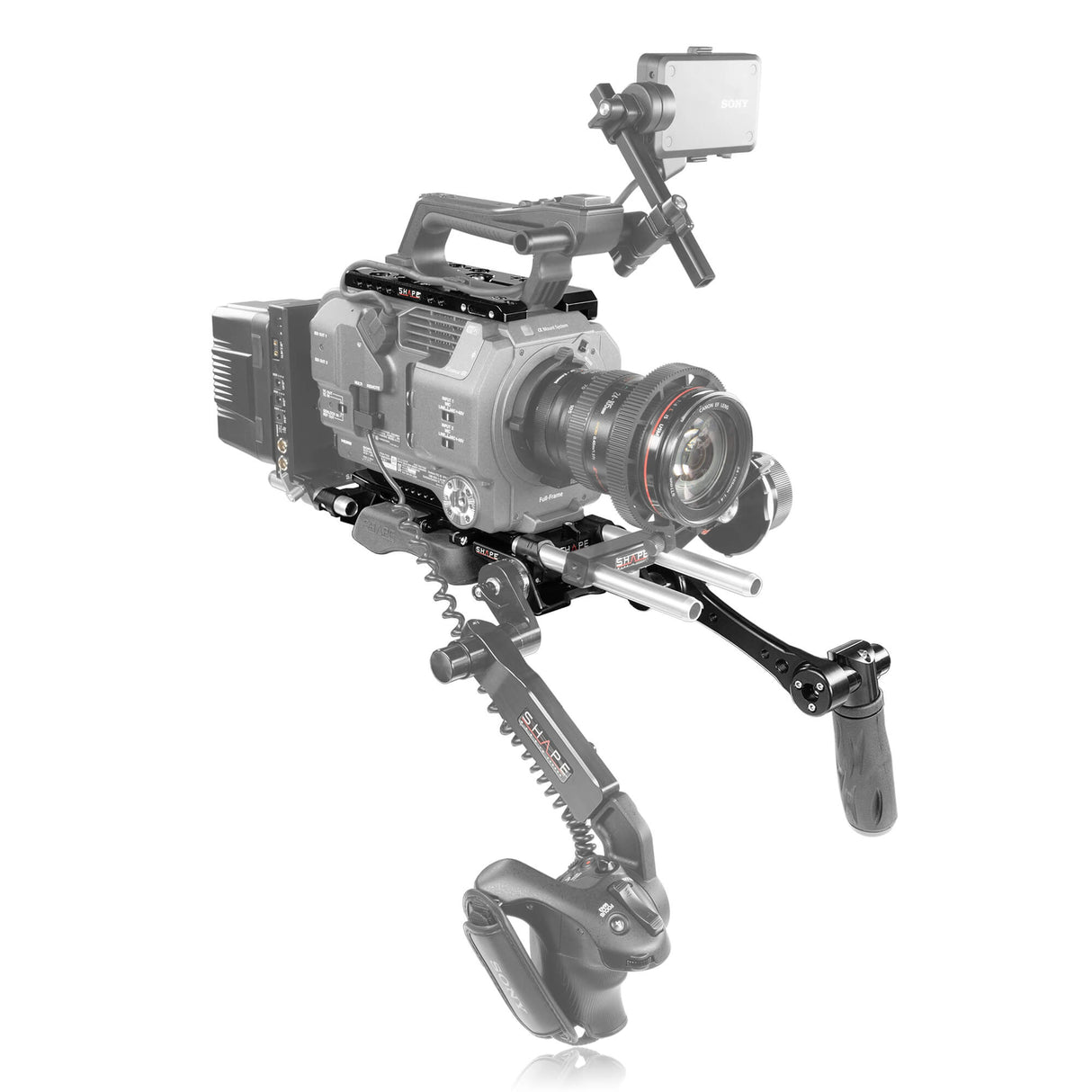 Baseplate et plaque supérieure pour Sony FX9 FX9BT