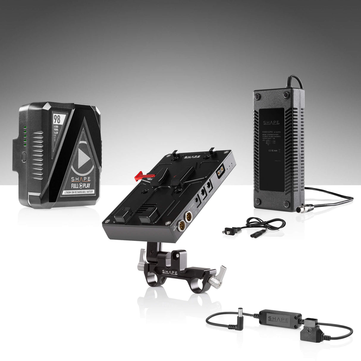 98 WH battery kit J-box camera power and charger for Sony FX9 Référence KBFX9