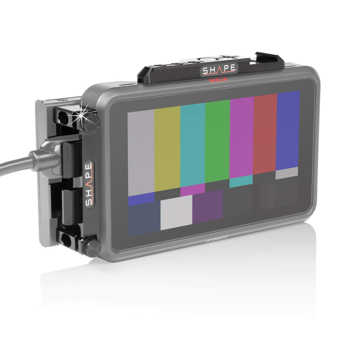 Système de verrouillage HDMI et plaque supérieure pour moniteur enregistreur Atomos ninja v 5''