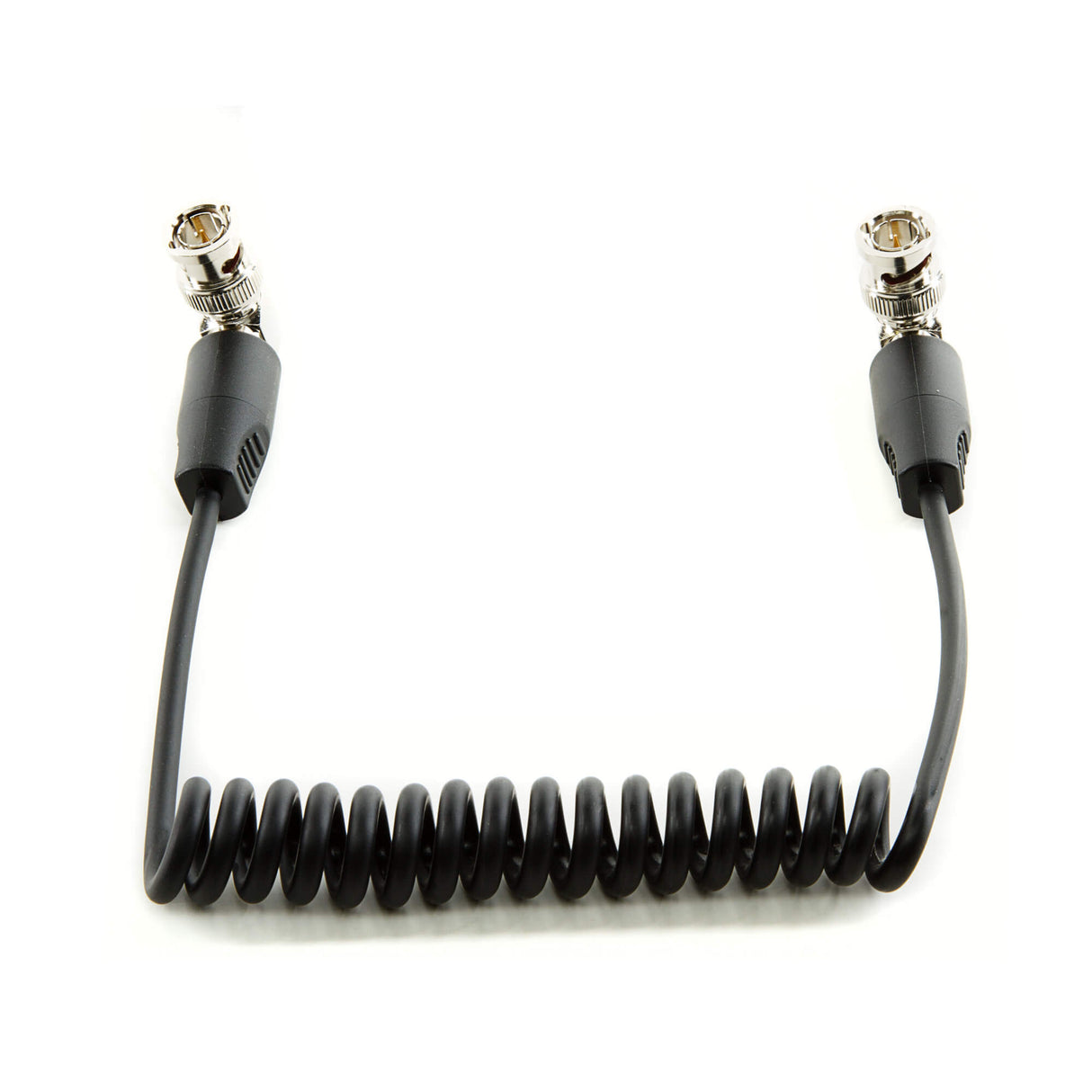 Câble en spirale 10" d'antenne SDI BNC avec connecteurs 90 degrés SH10BN