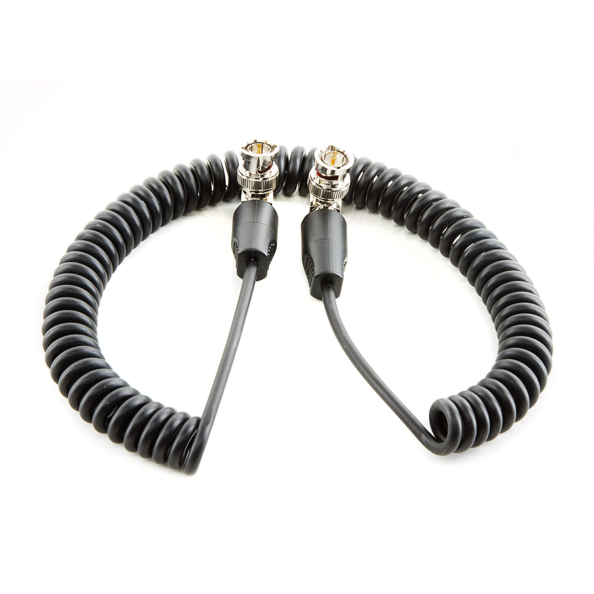 Câble en spirale 20" d'antenne SDI BNC avec connecteurs 90 degrés SH20BN