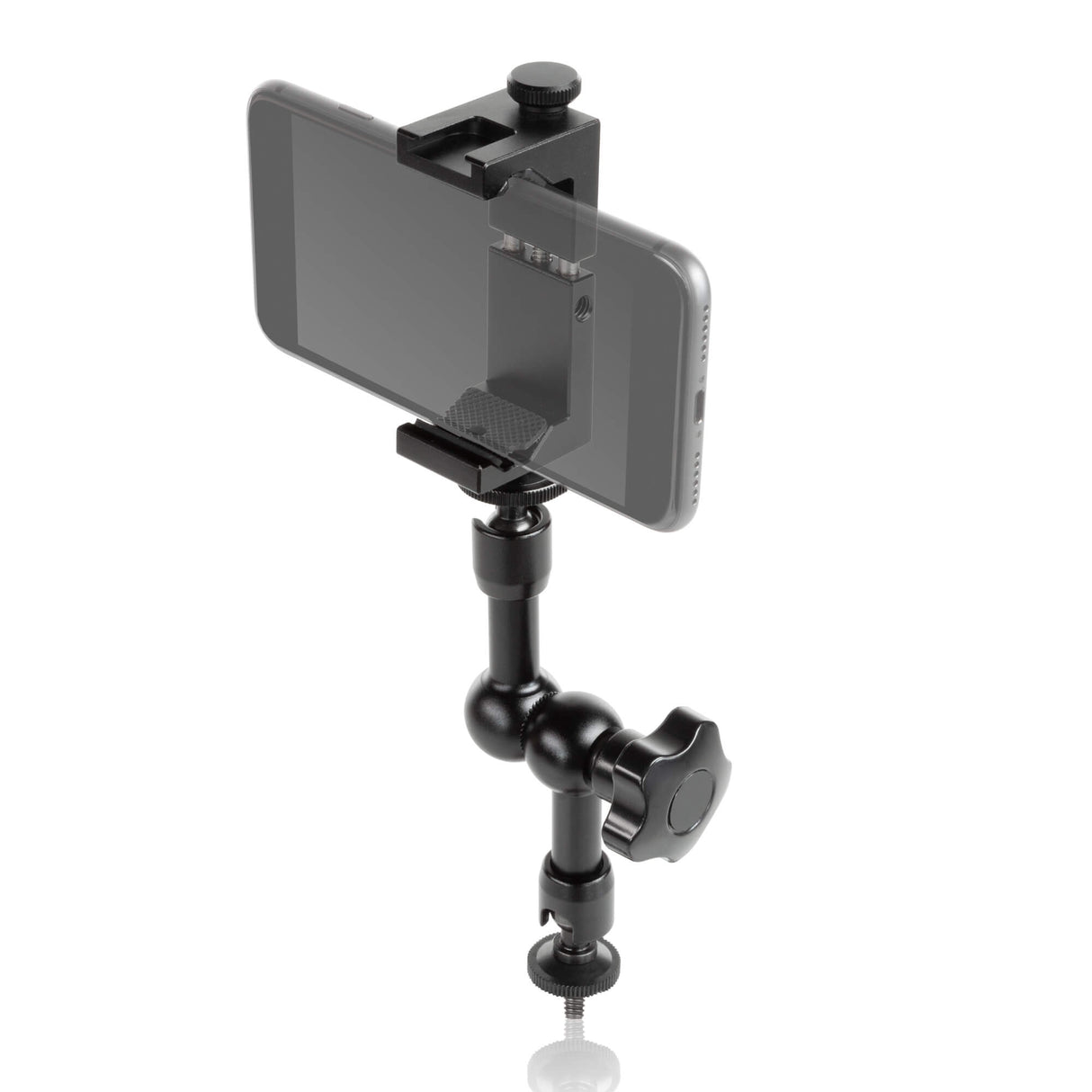Pince en aluminium avec bras Magic Arm 7" pour téléphone intelligent