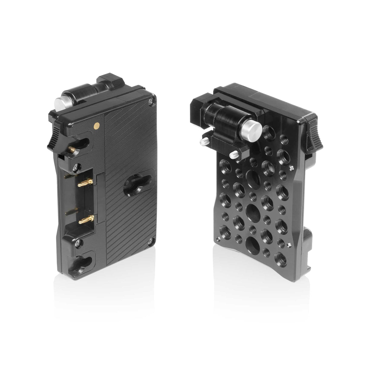 Plaque de batterie pivotante Gold Mount pour cage de moniteur Shogun 7