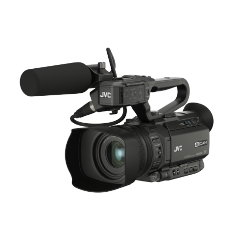 JVC GY-HM180E Caméscope 4K compact de poing avec 3G-SDI 4:2:2/Zoom 12x