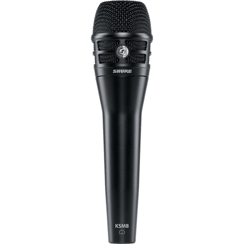 SHURE SSP KSM8-B Micro Voix Dualdyne Cardioïde Noir pour reportages