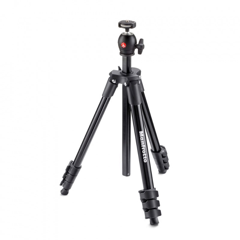 MANFROTTO Kit Trépied Compact Light + Rotule ball, alu, noir