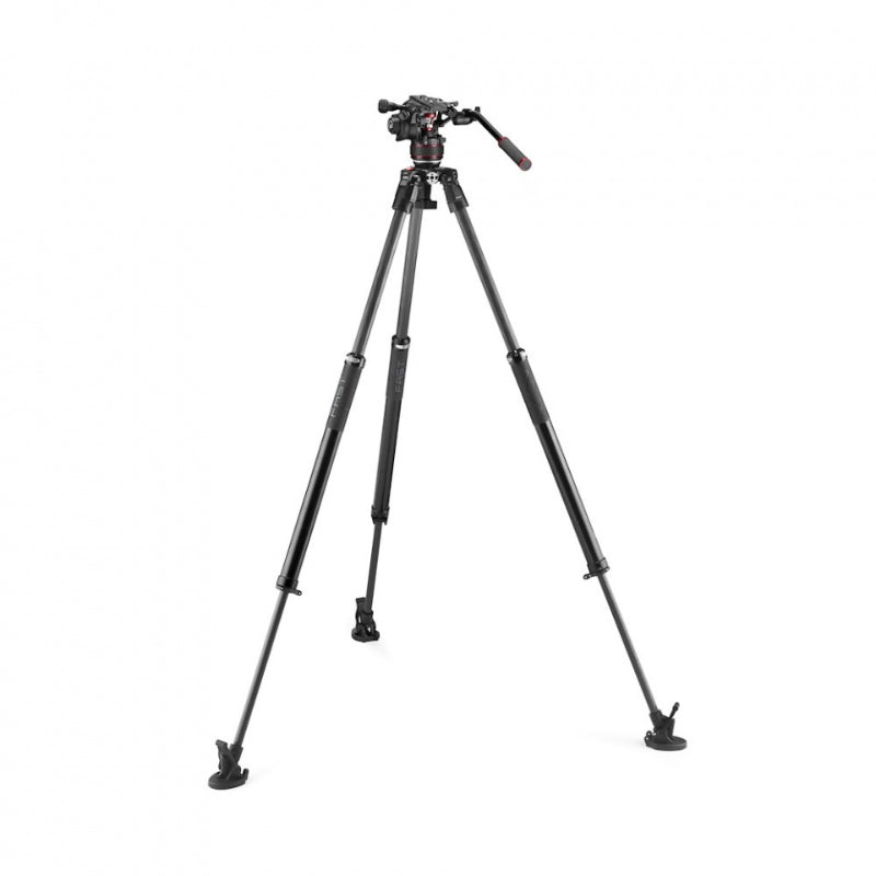 Manfrotto Nitrotech Série 608 avec trépied rapide monotube carbone 635