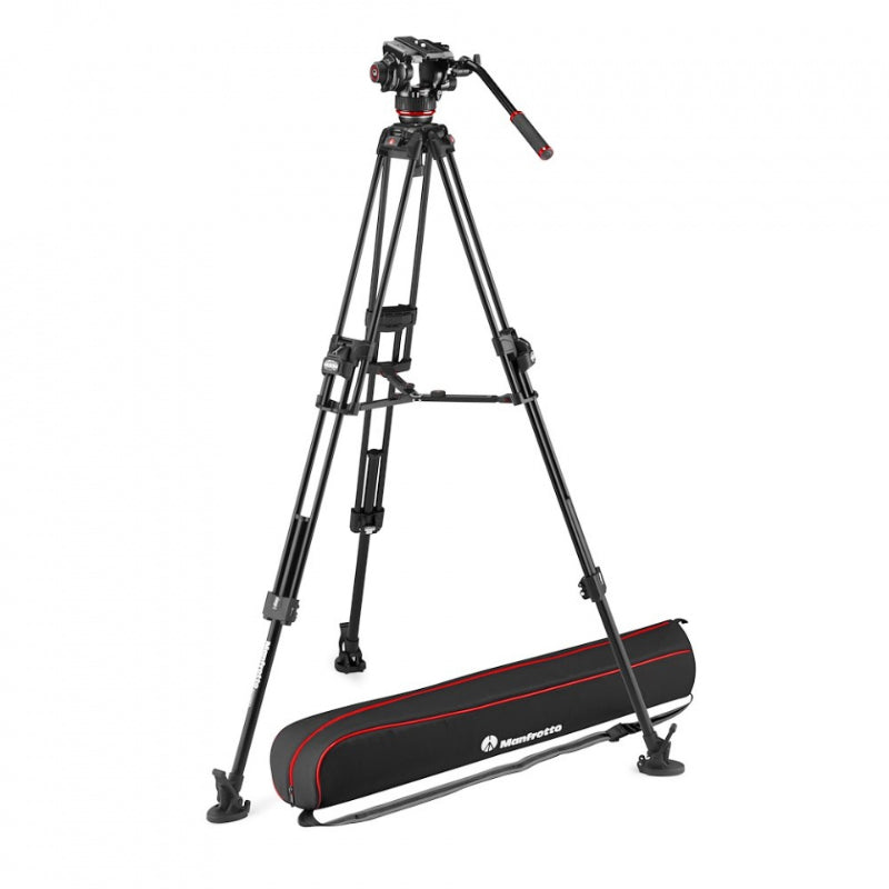 Manfrotto 504X Rotule Vidéo Fluide et Trépied Rapide 645 en Aluminium