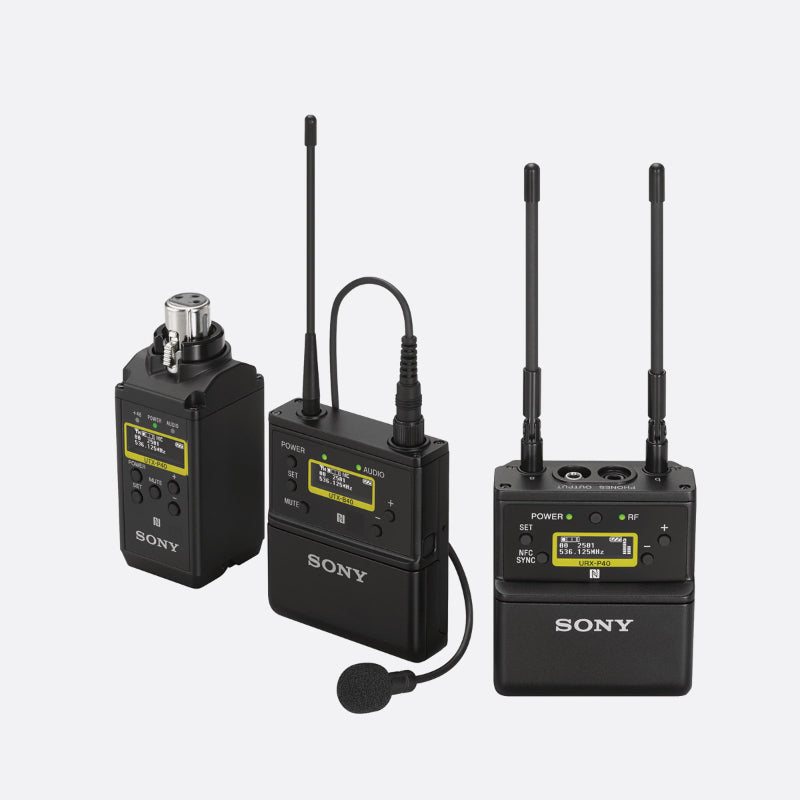 SONY UWP-D26 SYSTEM SANS FIL émetteurs micro cravate et enfichable, récepteur portable