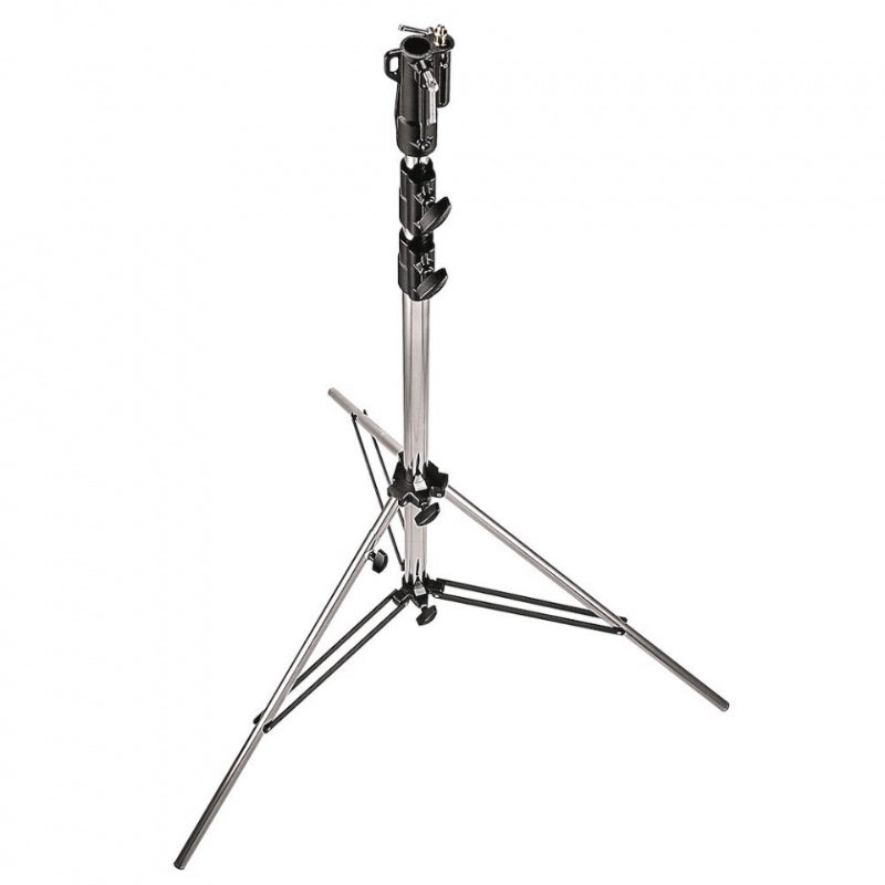 Manfrotto 126CSU Pied Lumière en acier, finition chrome