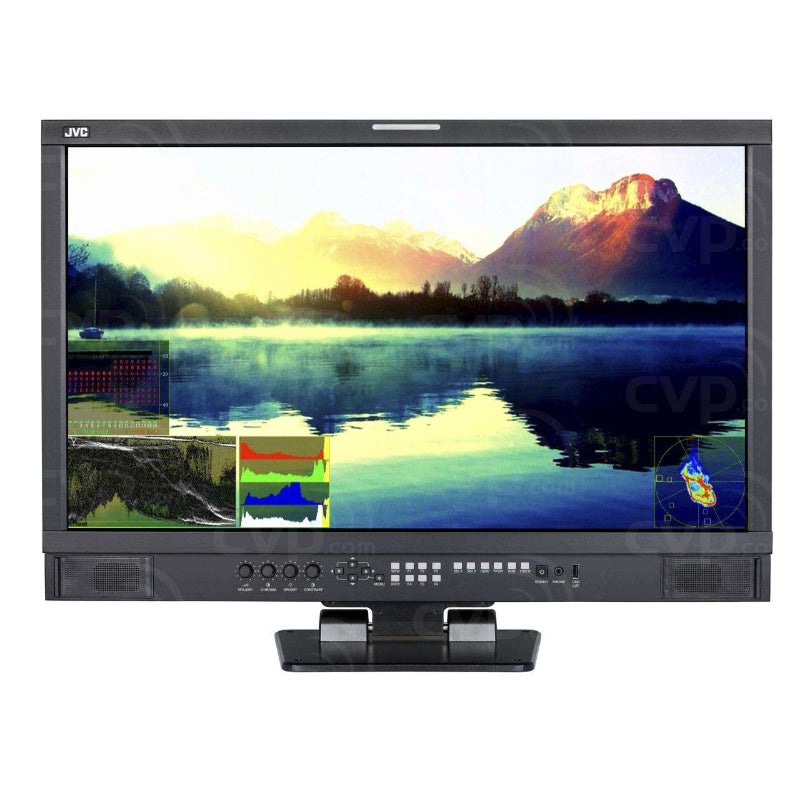 JVC DT-U27HB Moniteur 4K 27" UHD 3840 x 2160, 10 bit panel, high brightness, entrées 12G, quad 3G, sorties HDMI
