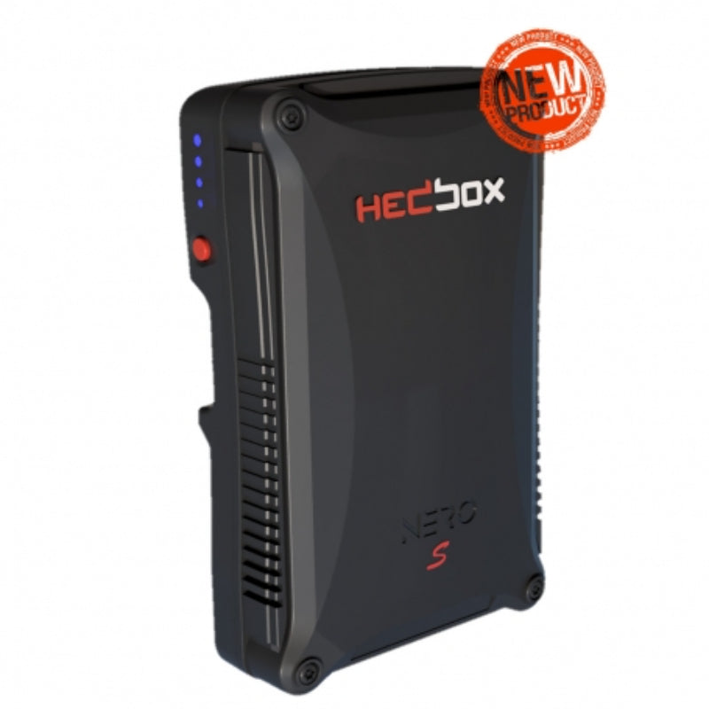 HEDBOX Batterie V-Mount 98,85 Wh pour caméras RED avec sorties D-Tap & USB NERO S