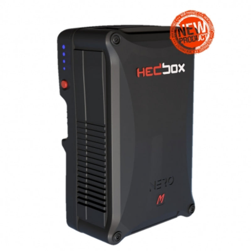 HEDBOX Batterie V-Mount 150 Wh pour caméras RED avec sorties D-Tap & USB Nero-MX