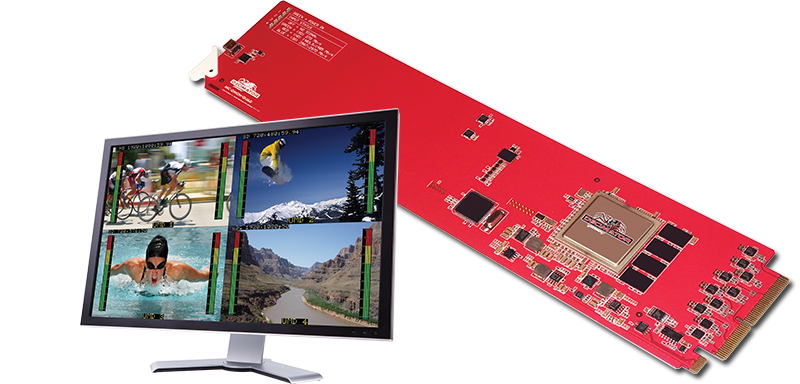 Decimator MC-DMON-QUAD Multiviewers Opengear SDI de 1 à 4 canaux (3G/HD/SD) avec mises en page personnalisées