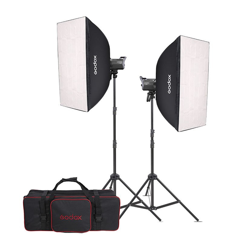 Godox LA150Bi-K2 Bi couleur Kit 2 torches Led LA150Bi + Accessoires LA150Bi K2