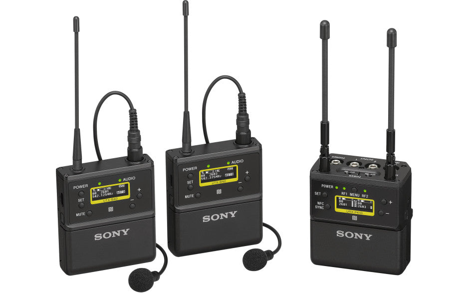 Sony Ensemble de microphones de poche sans fil Sony UWP-D27 Pro