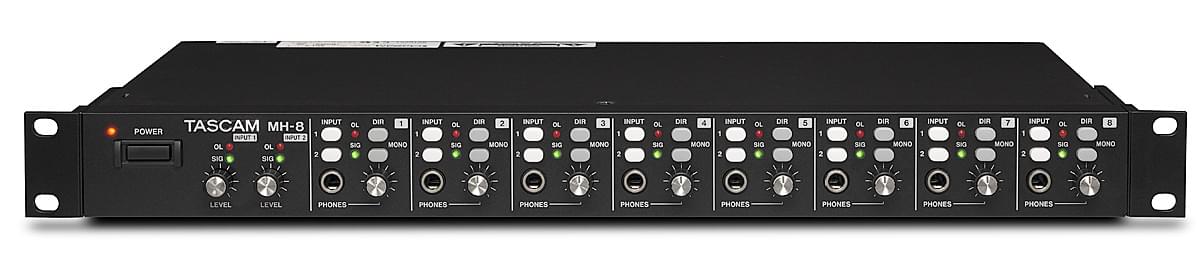 Tascam MH-8 Amplificateur casque 8 sorties