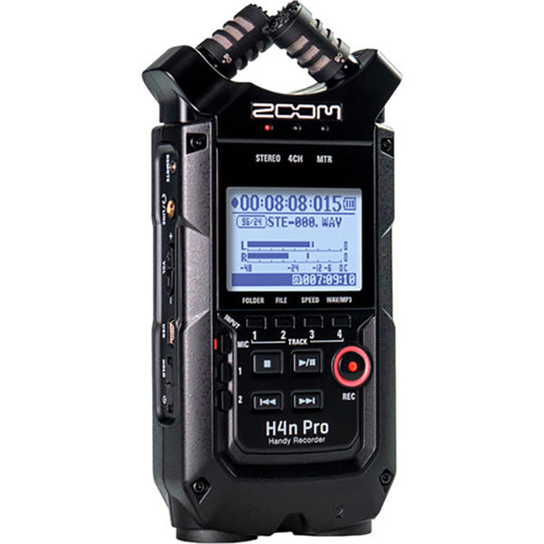 Zoom H4N Enregistreur 4 pistes portable avec couple microphone XY